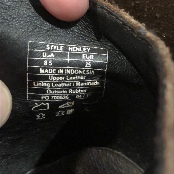 Umi boys Brown leather Henly boots size 8.5 - Picture 6 of 7